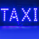 Taxi Cab Windscreen Windshield Sign Blue Led Taxi Light Lamp Bu OZ