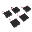 5 Pack 4 Slots X 3.7V  Case Holder DIY Plastic Storage Box