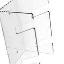Acrylic Skateboard Racks - 2 Tiers- Wall Mounted (Clear)