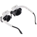 Headband Glasses Magnifier With LED Light 8X 15X 23X Watchmaker Jeweler Loupe Nw