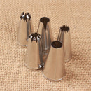 5PCs Large Icing Piping Nozzles Cake Baking Cookie Cupcake Piping Nozzle DeSEAU