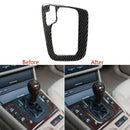 Carbon Fiber Gear Shift Panel Cover Trim Fit for BMW 3 Series E46 1999-2005