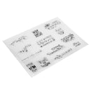 DIY Clear Transparent Stamps Silicone Letters Cards Album Decoration Seals