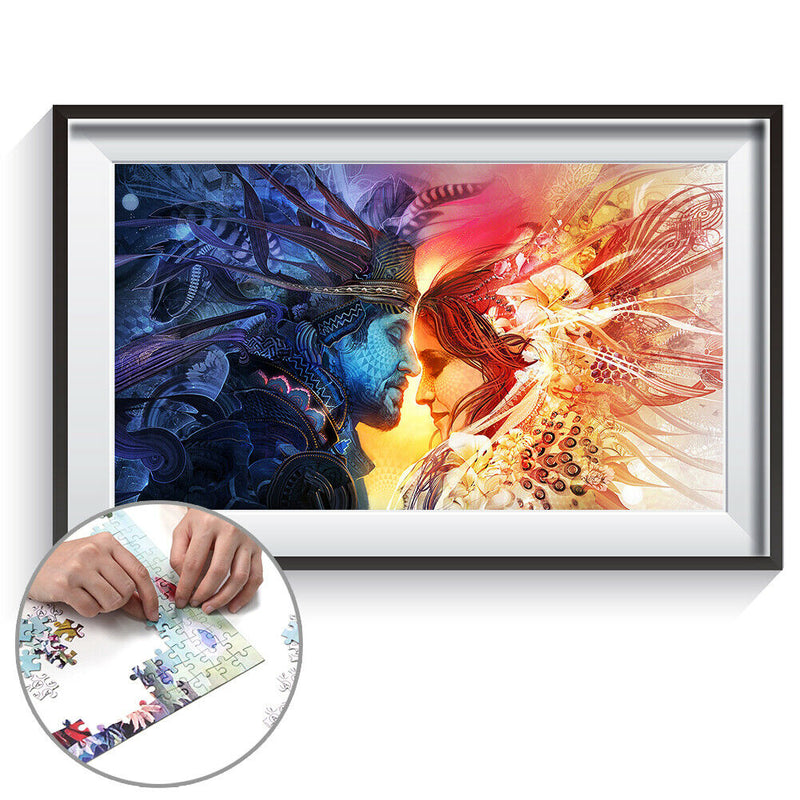 1000pcs Paper Jigsaw Couple Puzzle Decompression Toys for Adults Kids Gift