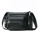 Fashion Women Shoulder Sling Bags PU Leather Multi-pocket Messenger Handbag