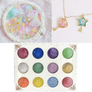 7g Pigment Powder Metal Sparkle Shimmer Paint 12 Colors Grit New X3U6 F2J2 O4R0
