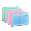 Mini Size Bill Receipt Document Expanding File Folded Bag Storage A6 Plastic