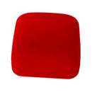 1 Jewel case box red gift rings earrings jewelry velvet display