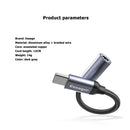 E01 Type C to 3.5 mm Jack Headphones Adapter USB C AUX Audio Cable Converter