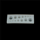 1pc Silicone half round Pendants Mould Jewelry Making Mold Jewelry diy toolsJFLJ