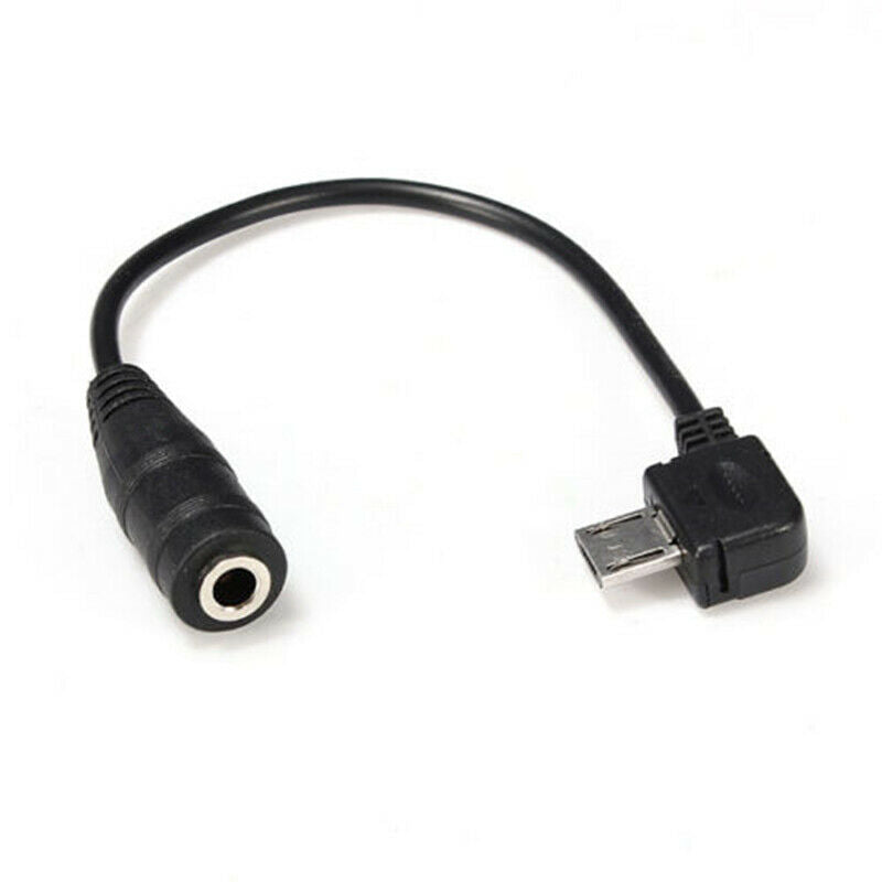 Micro USB Jack to 3.5mm Earphone Headset Adapter Audio-Cable Cord Lead New x 1