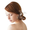 Beautiful Fashion Golden Rhinestone  Bride Wedding Jewelry