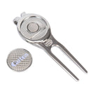 1Pcs Golf Repair Tool Golf Divot Repair Tool Magnet with Golf Marker C ME