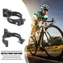 Bicycle Seatpost Clamp Aluminum Alloy MTB Road Bike Clip Black (31.8mm)