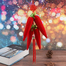 Car Pendant Bamboo Charcoal Air Purifying Bag Chinese Knot Red Pepper DecorSA3C