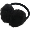 Lady Woman Headband Black Faux Fur Winter Ear Cover Earmuffs