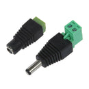 10 Pairs Male and Female 2.1x5.5mm DC Power Plug Adapter Connector Jack For K3P1