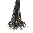 72pcs Steel Wire Spinning Traces Pike Sea Fishing Tackle Lure Trace Leader Black