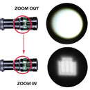 6000LM Zoomable CREE XM-L T6 LED Flashlight Torch Light Lamp