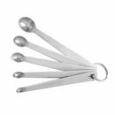 5pcs/Set Stainless Steel Measuring Cup Coffee Tea Measuring Spoons Scoop  uwrr