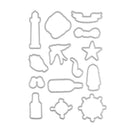 Voyage Style Silicone Seal+Cutting Die Stencil Photo Album Decor Craft Gift