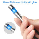 Mini Car Static Eliminator Anti-Static Electrostatic Pen Key Ring (Blue)