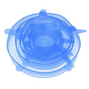 12pcs Heat Resistant Silicone Stretch Lids Food Wrap Bowl Pan CoverÃ¯Â¼Ë†Blue) SN9F