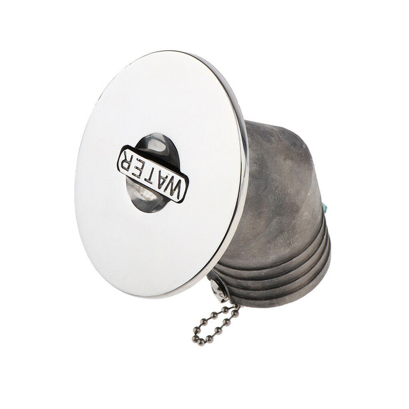 Boat Deck Fill / Filler Keyless Cap 2 inch /50mm - Water 316 Stainless Steel