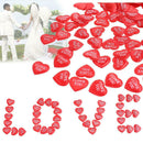 100pcs/Set Sponge Love Heart Shaped Confetti Petal Romantic Wedding Decor