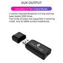 USB Bluetooth 5.0 Receiver 3.5mm Jack HIFI Stereo Audio Adapter for TV PC S H4I9
