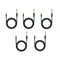 5x 3.5mm To 6.5/6.35mm Adapter Aux
