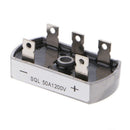 50A 1200V Aluminum Metal Case 3 Phase Diode Bridge Rectifier SQL50A 50Amp Module