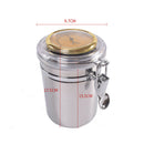 Large Cylindrical Cigar Hydrating Tube Humidor with Hygrometer