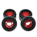 4 Pieces 70x42mm Elastic Skateboard Downhill Wheels Longboard Racing Wheels PU