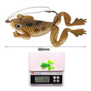4Pcs Artificial Frog Premium Soft Bait 60mm 5.2g Silicone Bionic Fishing Bait BX