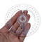 Portable Diameter Of 10cm Plastic 360 Degree Pointer Protractor Ruler