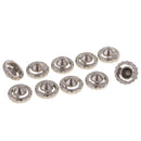 10Pcs Spinning Top Metal Fusion Masters Performance Tips Parts Fight Replacement