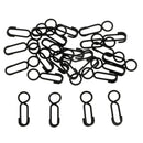 25pcs Carp Fishing Quick Link Clips Round Head Snap Safty Connector Pin Matt
