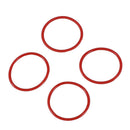 O-rings, sealing rings, 10 pieces, 30 mm x 2 mm, silicone, red K9U7