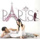 Home Decor Rooms Removable Paris Eiffel Tower Art Decals Wall Stickers DIY Gifts