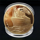 Titanic Ship  Collectible BTC Coin Collection Arts Gifts Bitcoin Gift Physical3c