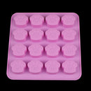 16holes Cute Pet Cat Dog Paws Silicone Mold Cookie Mould DIY Cake Decorative JR