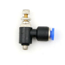 Air Angle Flow Control Valve Tube Pneumatic Push In Fitting3C