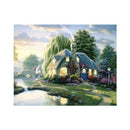 Fairy Wood Cabin Diamond Painting Cross Stitch Needlework Full Kit Rhinesto