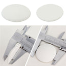 2x Round Wall Protector Self Adhesive Door Handle Bumper Guard Stopper RubberME