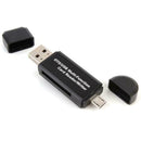 YC-310 2in1 Multi-Function USB Card Reader Micro USB OTG to USB2.0 Adapter