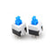 10x Square 8x8mm 6 Pin DPDT Mini Push Button Self-locking Multimeter Switches JR