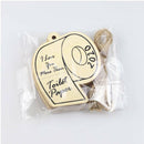 5Pc/set Wooden Memorial Toilet Paper DIY Pendant Hanging Window Ornaments Rope
