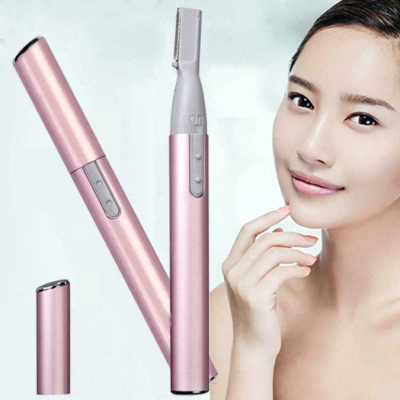 Men Women's Lady Face Hair Electric Eyebrow Trimmer Remover Gift Razor Shav R9E9