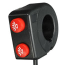 7/8'' Handlebar Light Horn On/Off Signal Indicator Switch Electric Bike Moto J&j